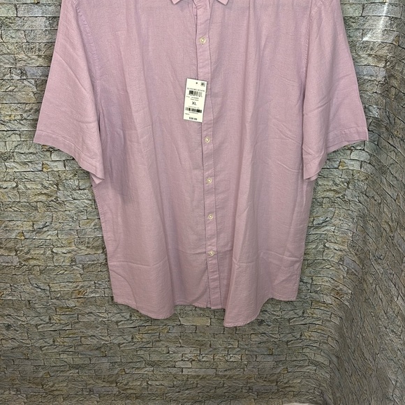 🔥🔥Alfani Men Short Sleeved Button Down Shirt Size: XL 🔥🔥 - Picture 3 of 8